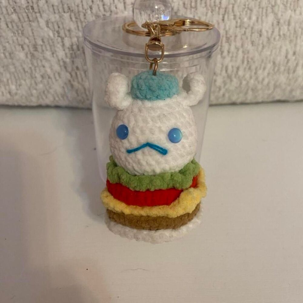 Handmade Crocheted Keychain Cinnamoroll